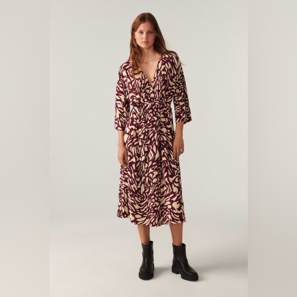 NWT Ba&sh Goa wrap dress, size medium (2)